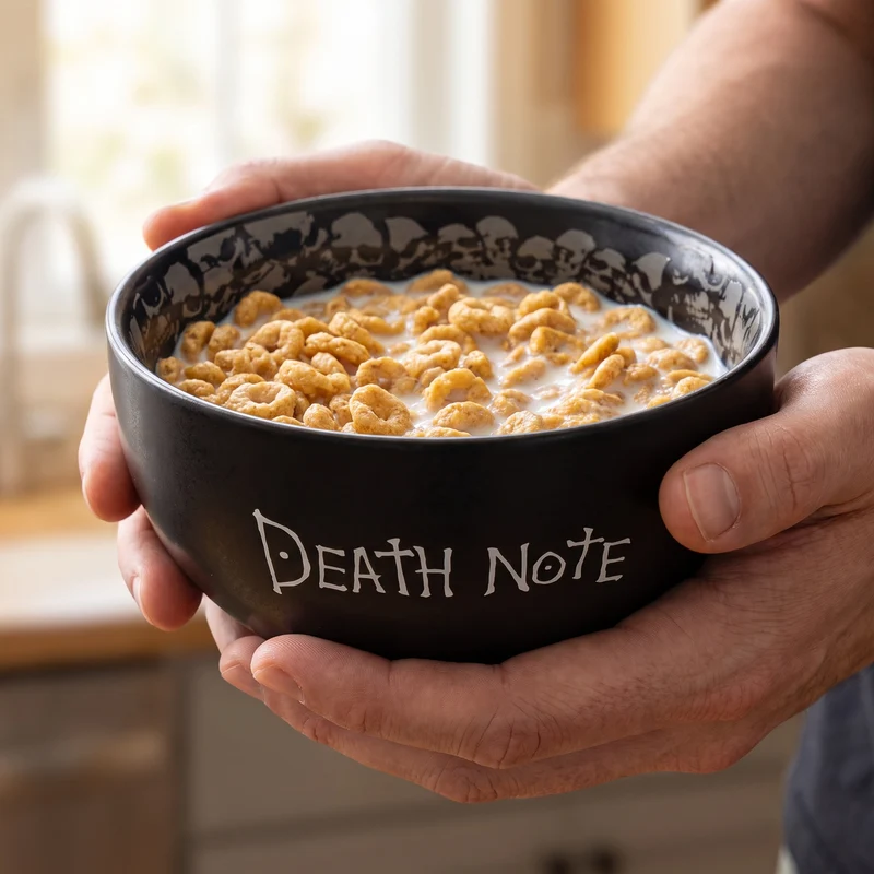 Bol en Grès Death Note au Design Ryuk