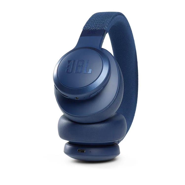 JBL Live 660NC | Casque sans fil supra-auriculaire - Bluetooth - Suppression active du bruit - Connexion multipoint - Bleu