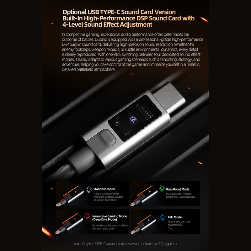 KZ Duonic Tri-Magnetic Planar Driver IEM With Mic