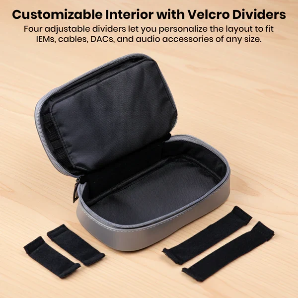 AUDIOCULAR CRATE AC43 PU Leather Carry Case For Earphones and In-ear monitors