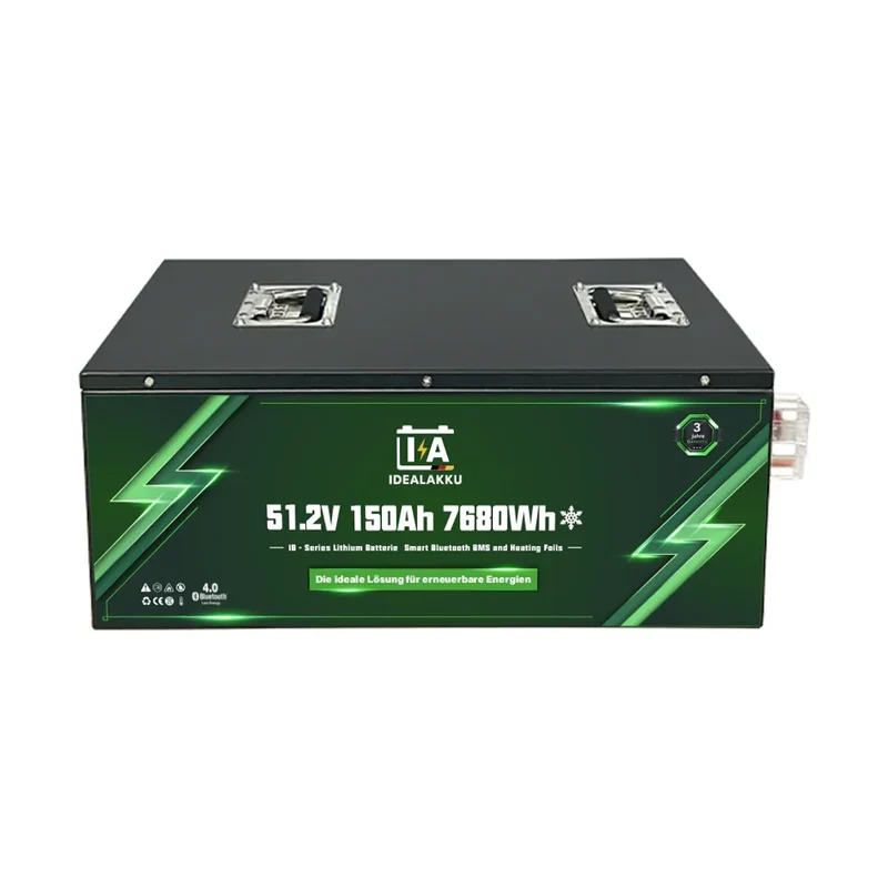 Batterie Lithium LiFePO4 48V 150Ah IDEALAKKU IB-48-150H – Remplacement AGM/GEL 7680Wh