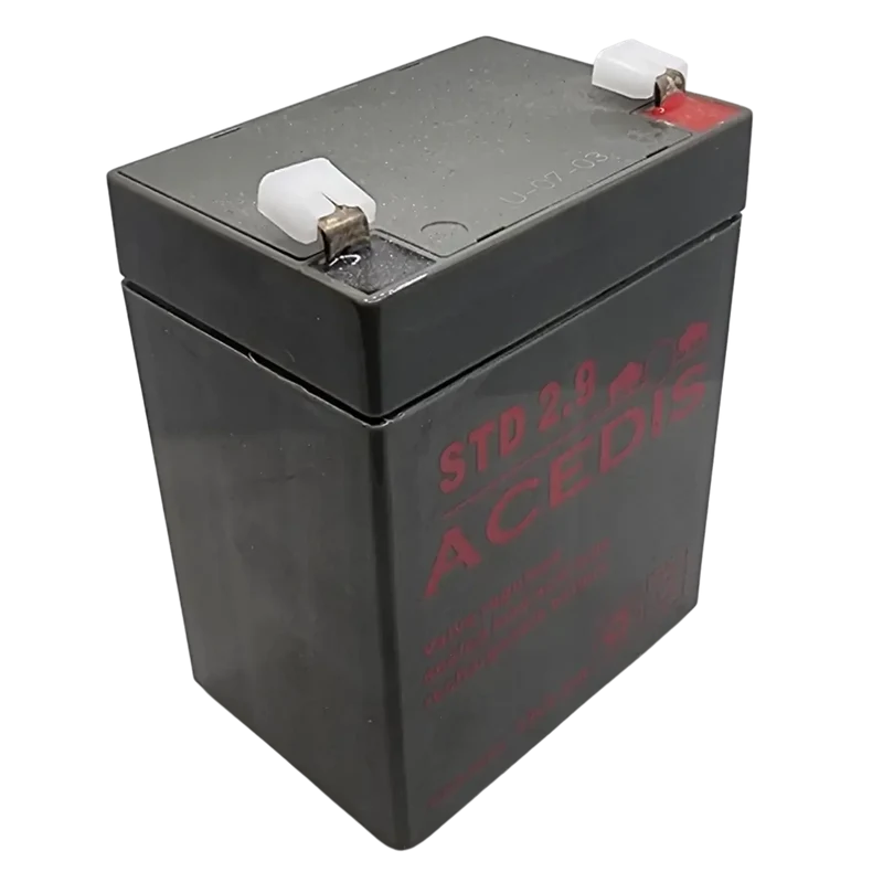 Batterie Plomb AGM ACEDIS STD2.9 12V 3.1Ah – VRLA Étanche Faston 4.75mm