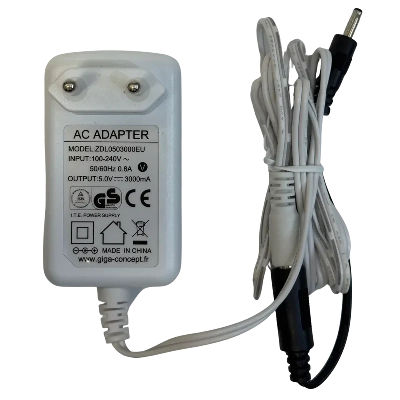 Adaptateur 5V 2.2A 3.5x1.35mm pour Lecteur de CB Verifone