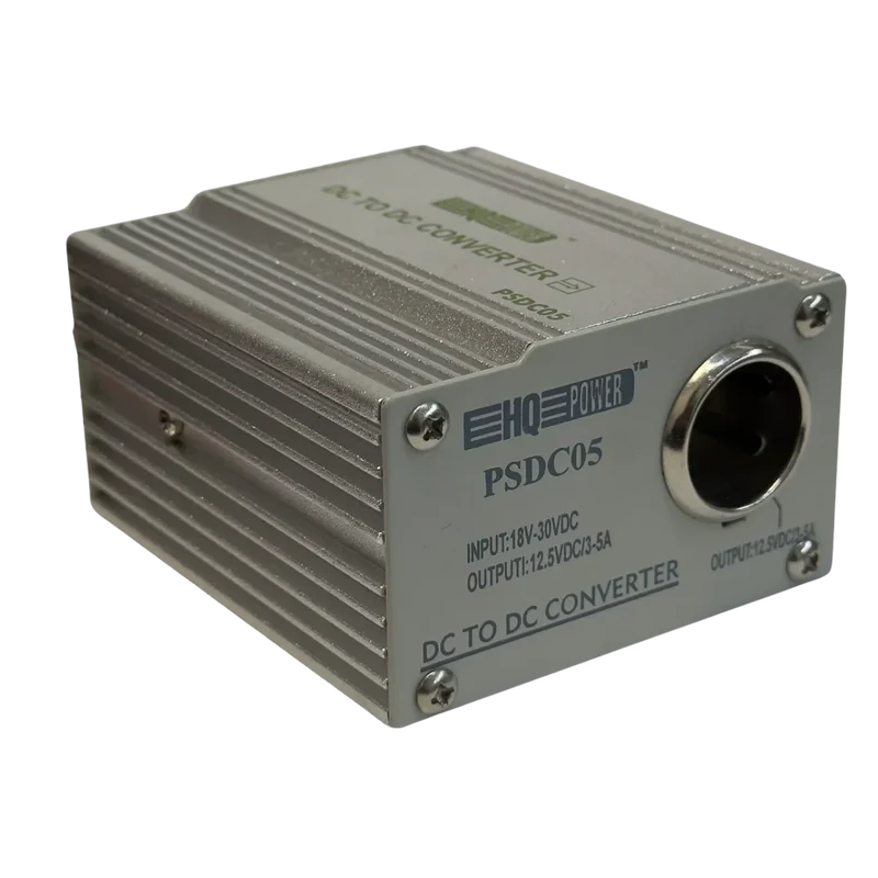 Convertisseur de Tension 24V vers 12V DC 5A – Prise Allume-Cigare Véhicules