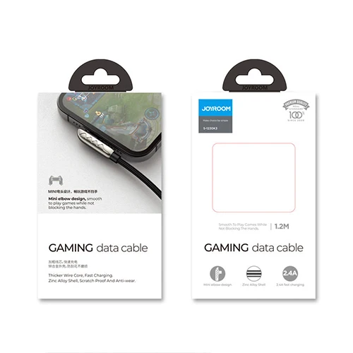 JOYROOM USB CABLE - LIGHTNING CHARGING / DATA 2.4A 1.2M SILVER S-1230K3
