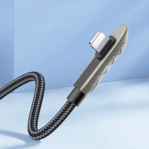 JOYROOM USB CABLE - LIGHTNING CHARGING / DATA 2.4A 1.2M SILVER S-1230K3