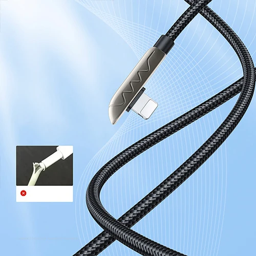 JOYROOM USB CABLE - LIGHTNING CHARGING / DATA 2.4A 1.2M SILVER S-1230K3