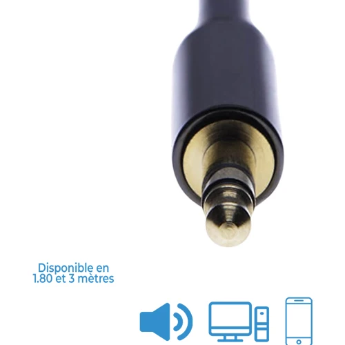 CABLE JACK/JACK 3.5MM - 2M SMART 2 LINK