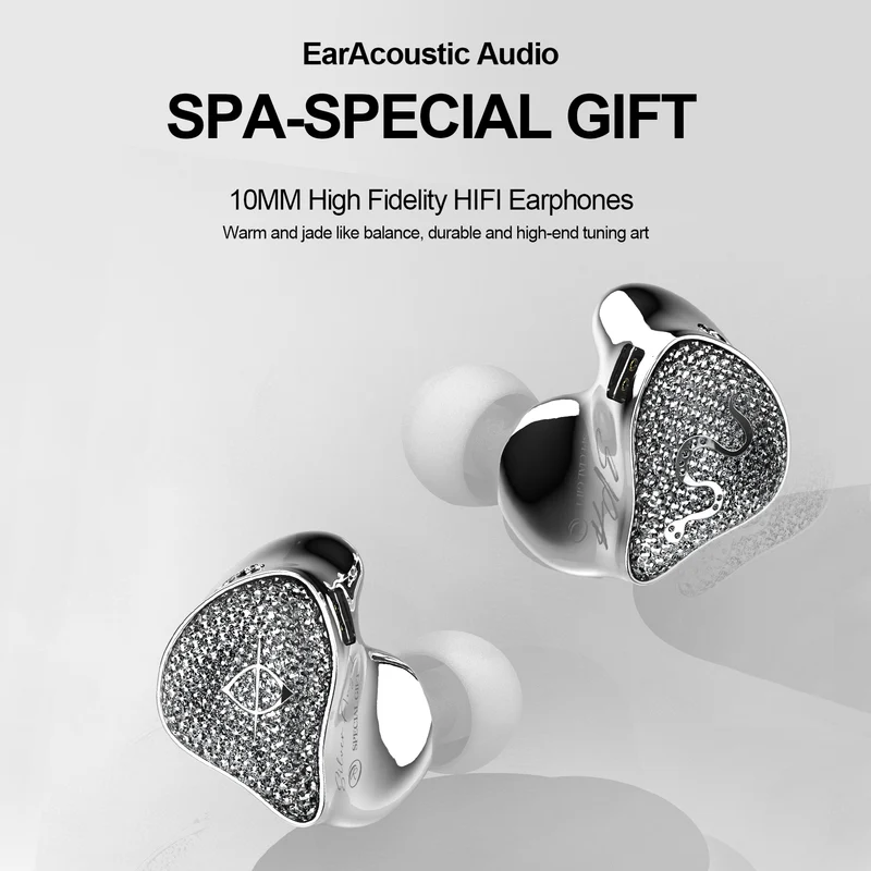 【EarAcoustic Audio SPA-Special Gift】in Ear Monitor 10mm PEEK+PU Composite Diaphragm DD IEM Headphones