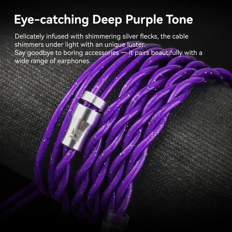 【KBEAR Zi Xiao】201-core Hybrid Braided Structure Earphone Upgraded Cable