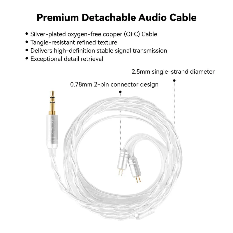 【EarAcoustic Audio STA-K】Dual Dynamic Drivers HiFi in Ear Earphones