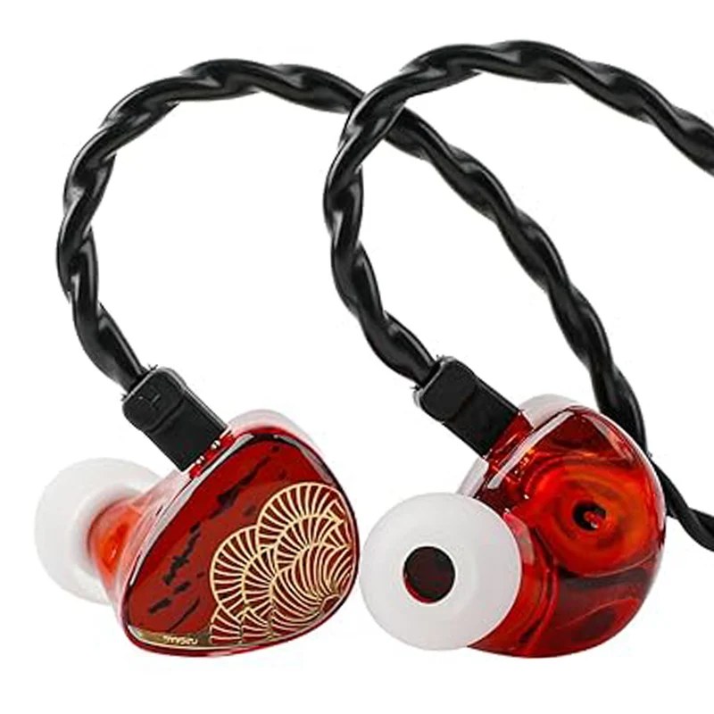 【Tangzu XuanNv】2 Dynamic Driver HiFi IEM Earphones, Wired Gaming Earbuds