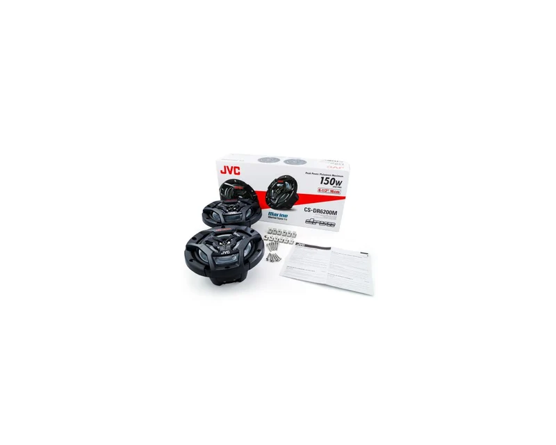 JVC CS-DR6200M | Haut-parleurs 6'' 1/2 2 voies 150Watts Résistant à l'eau