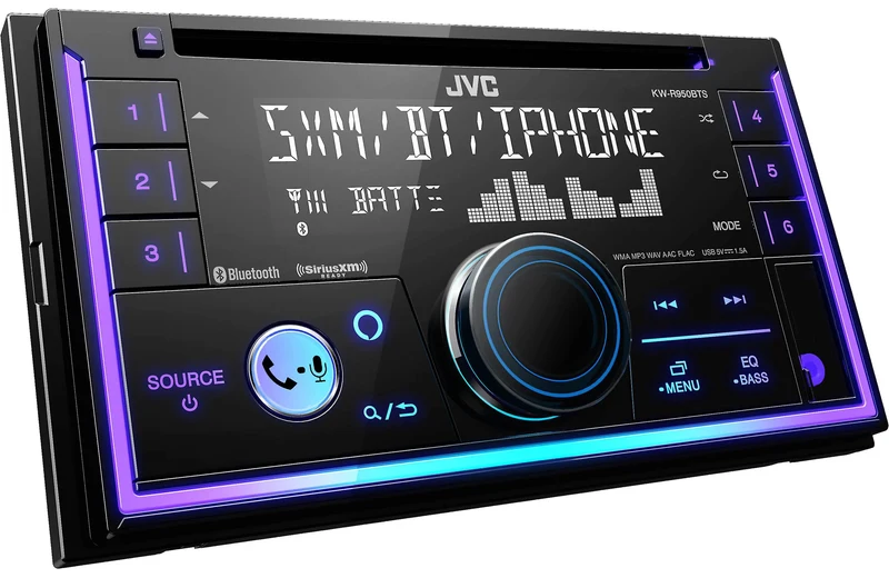 JVC KW-R950BTS | Radio d'auto avec CD et récepteur Bluetooth