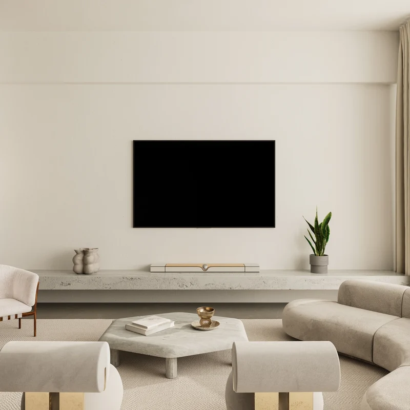 Devialet Dione – Barre de son Dolby Atmos® 950 W RMS avec 8 haut-parleurs de graves intégrés