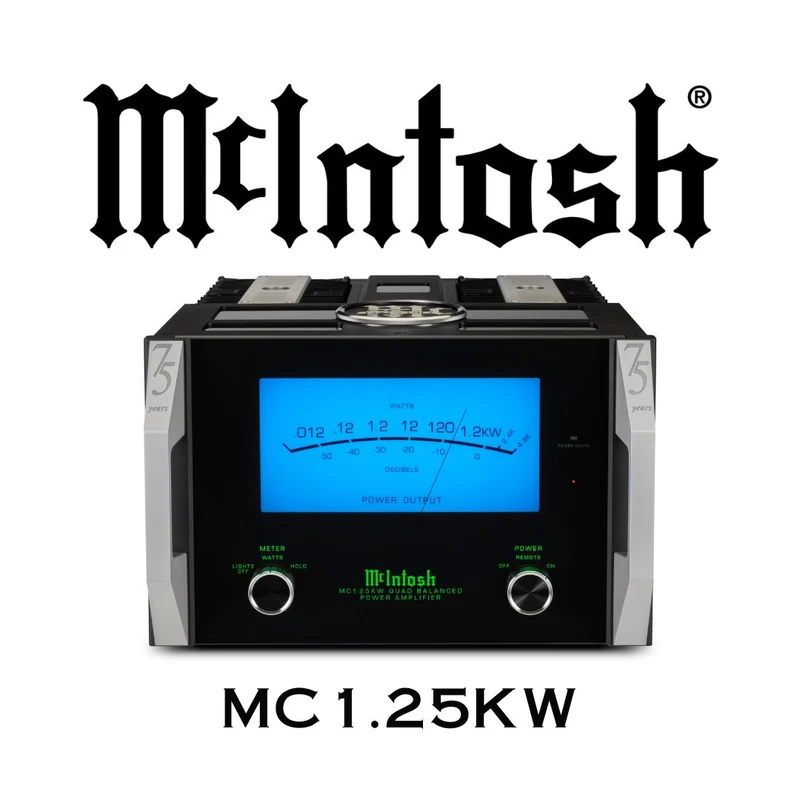McIntosh MC1.25KW | Amplificateur de puissance monocanal 1200 Watts
