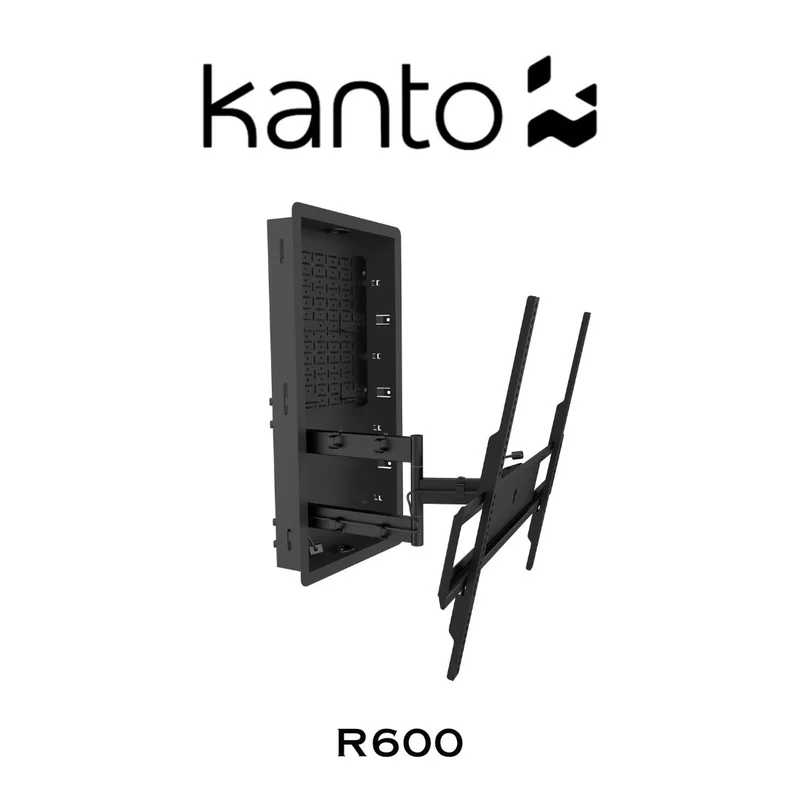 KANTO R600 | Support mural articulé pour téléviseur de 65'' à 90'', 135lb max.