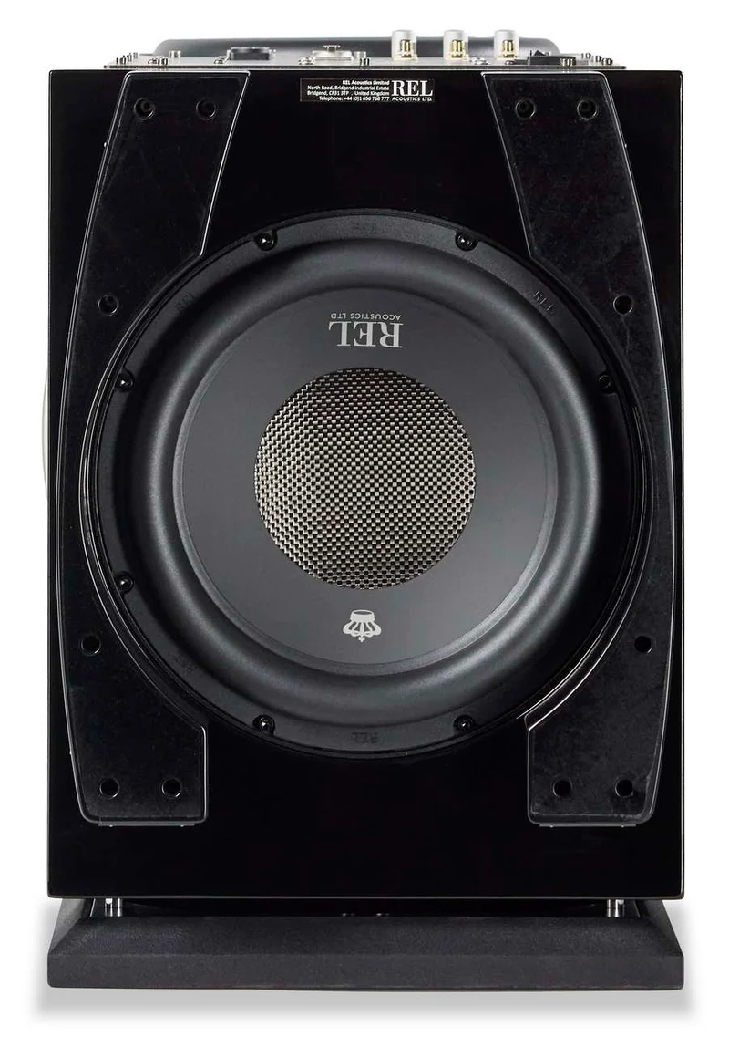 REL 212 Black Label | Caisson de basses 1000 watts avec 2 HP de 12'' à l'avant