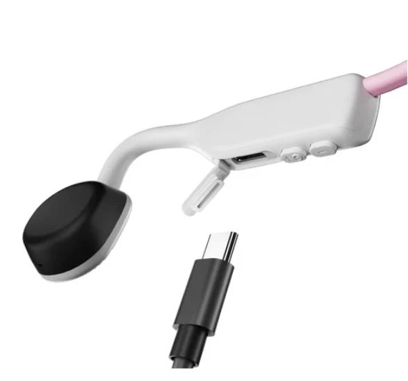 SHOKZ OpenMove | Casque à écouteurs ouverts à conduction osseuse - Bluetooth - 6 heures d'autonomie - Rose Himalaya