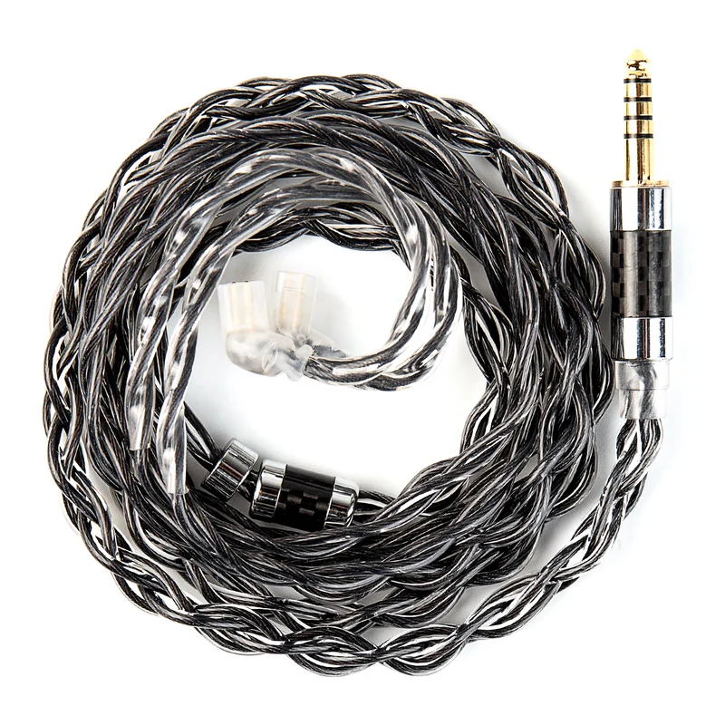 【KBEAR Obsidian】Graphene & 6N OCC Hybrid Conductor Upgraded Cable, 1.2m Long