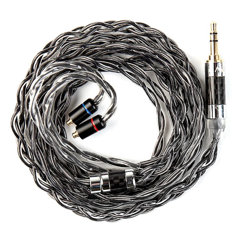 【KBEAR Obsidian】Graphene & 6N OCC Hybrid Conductor Upgraded Cable, 1.2m Long