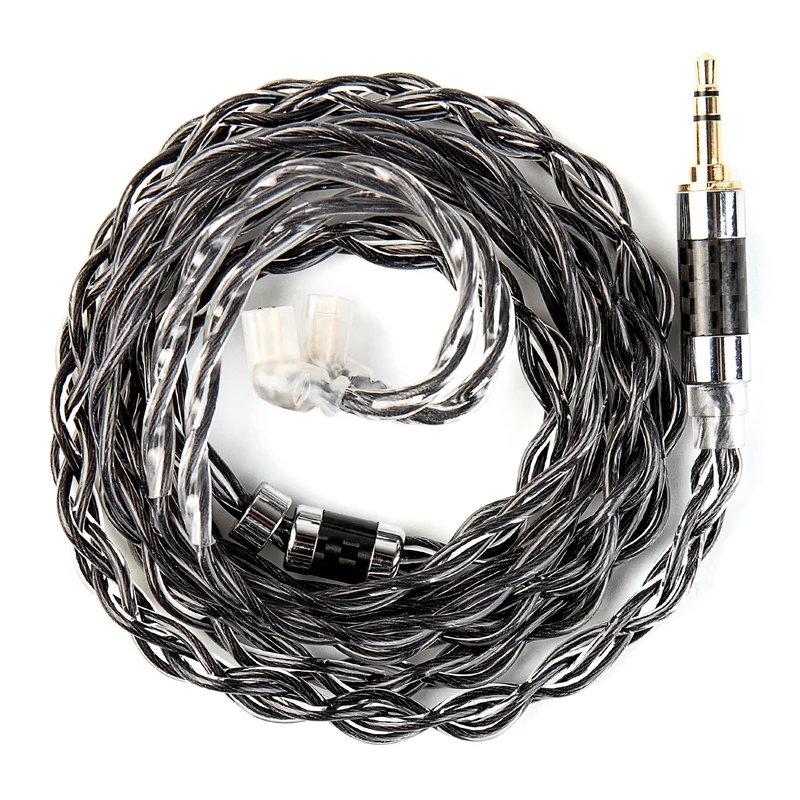 【KBEAR Obsidian】Graphene & 6N OCC Hybrid Conductor Upgraded Cable, 1.2m Long