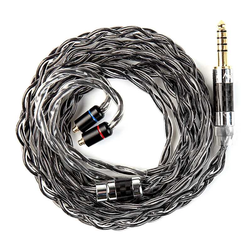 【KBEAR Obsidian】Graphene & 6N OCC Hybrid Conductor Upgraded Cable, 1.2m Long