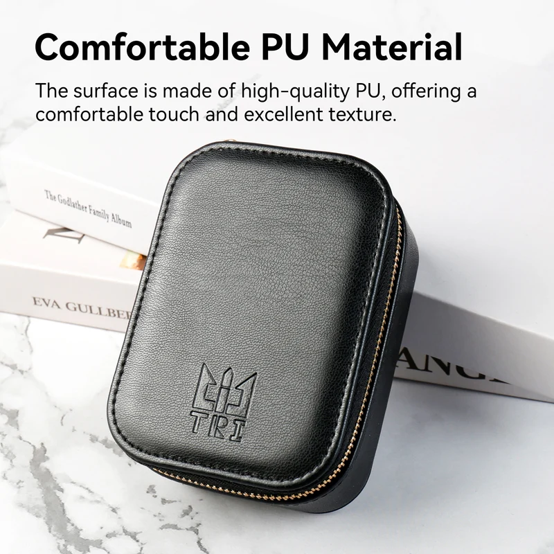 【TRI Xuanwu Case】PU Large Zippered Earphone Storage Case