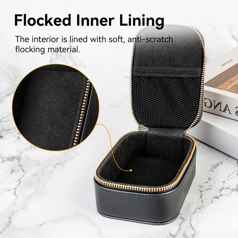【TRI Xuanwu Case】PU Large Zippered Earphone Storage Case