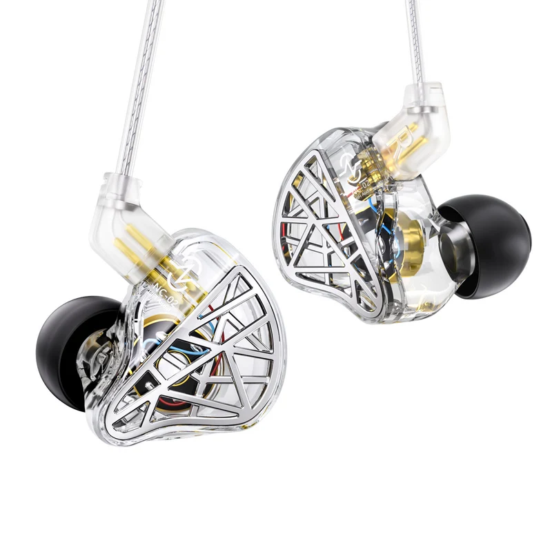 【CCZ March NC02——Clearance】in Ear Monitors Composite Magnetic DD HiFi Earphones, Powerful HiFi Sound