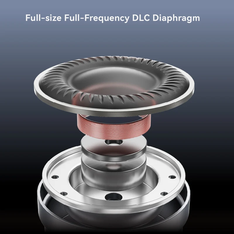 【TINHIFI C1】in Ear Earphones 10MM Full-size DLC Diaphragm DD IEM Headphone Earbuds