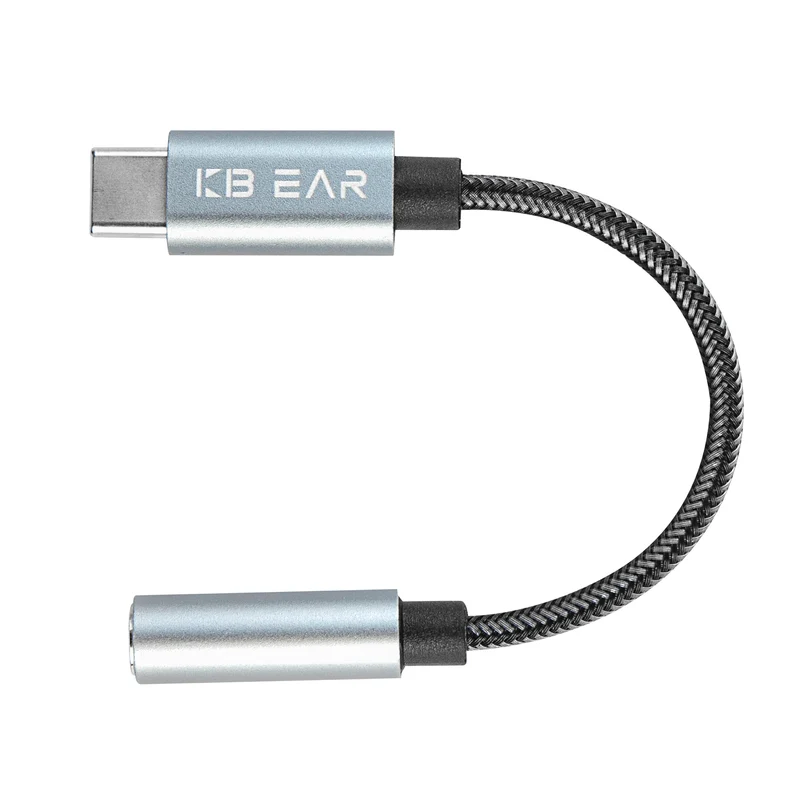 【KBEAR Shadow——Clearance】 Type C to 3.5mm Decoding Adapter HIFI Lossless Sound