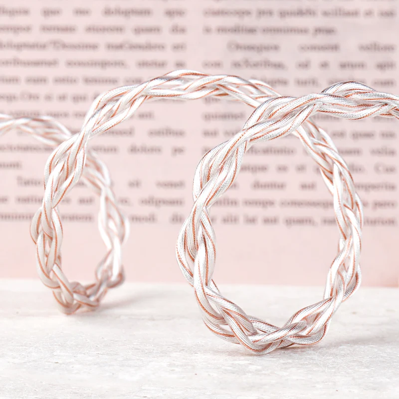 【KBEAR FunMusic——Clearance】6N Silver-plated OFC HIFI upgrade cable Earphone Cables