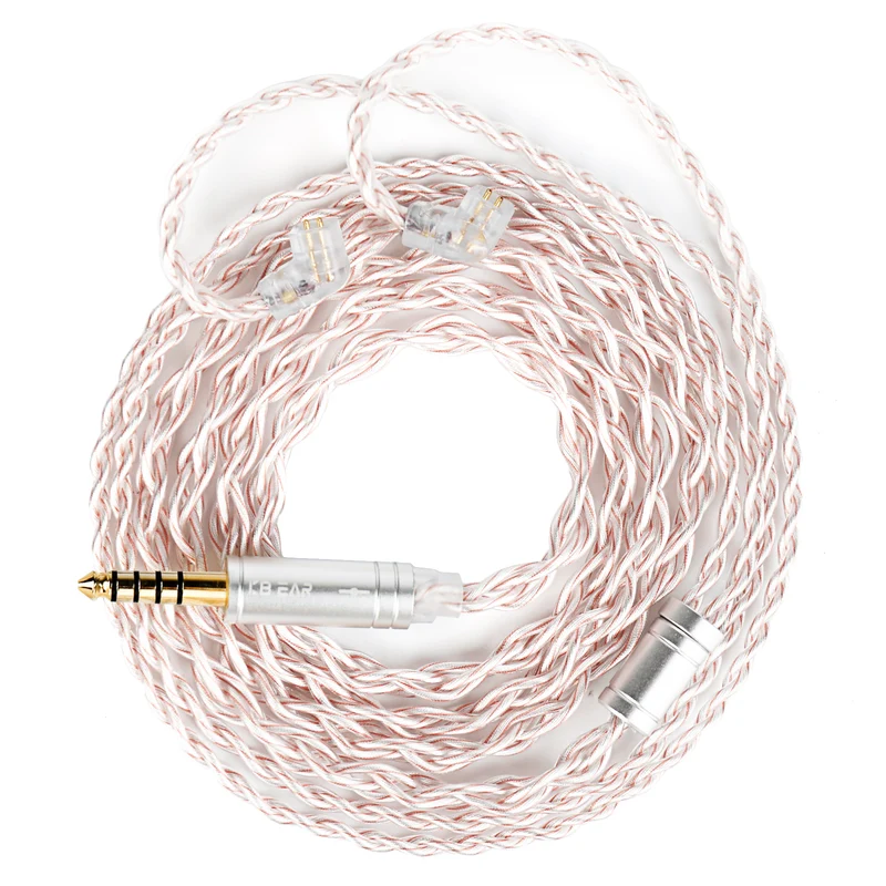 【KBEAR FunMusic——Clearance】6N Silver-plated OFC HIFI upgrade cable Earphone Cables