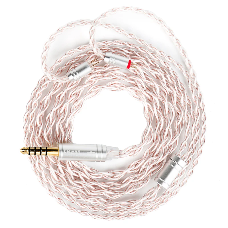 【KBEAR FunMusic——Clearance】6N Silver-plated OFC HIFI upgrade cable Earphone Cables