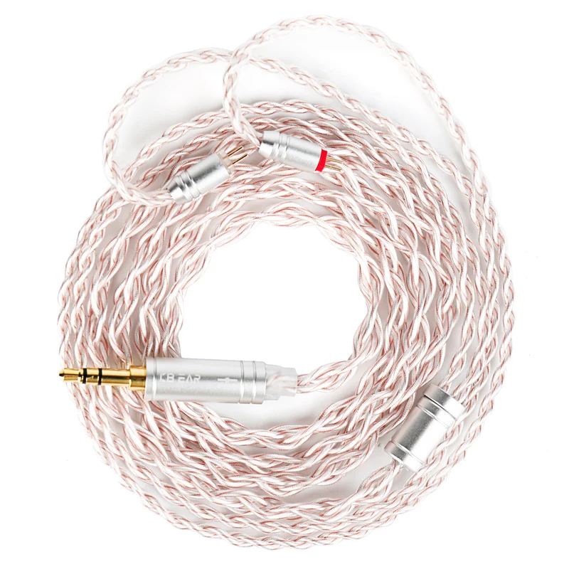【KBEAR FunMusic——Clearance】6N Silver-plated OFC HIFI upgrade cable Earphone Cables