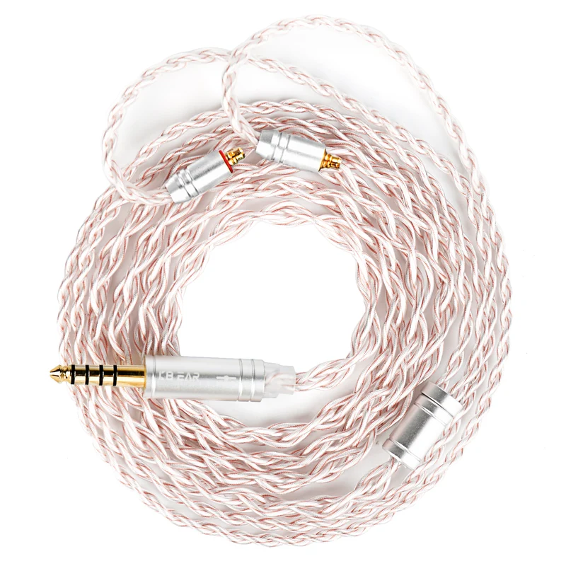 【KBEAR FunMusic——Clearance】6N Silver-plated OFC HIFI upgrade cable Earphone Cables