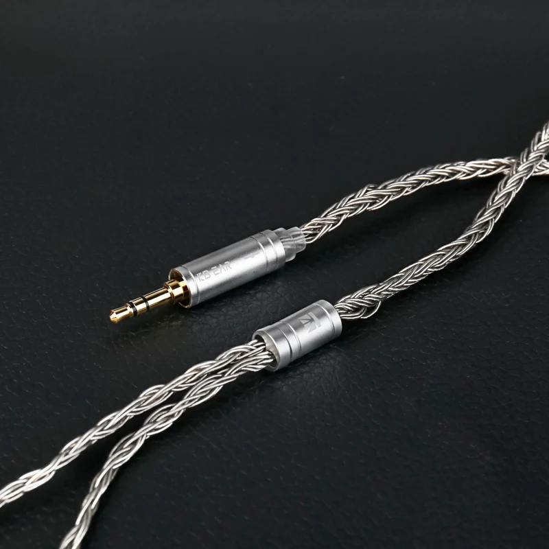【KBEAR ST24 Plus JunTian】 5N OCC Silver-Plated HiFi Earphone Upgraded Cable Earbuds Cables, 2M Long Cable