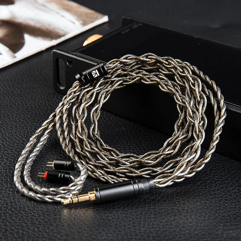 【KBEAR DarkJade——Clearacne】 4 Strands 252 Cores Silver-plated OFC HIFI Upgrade Cable