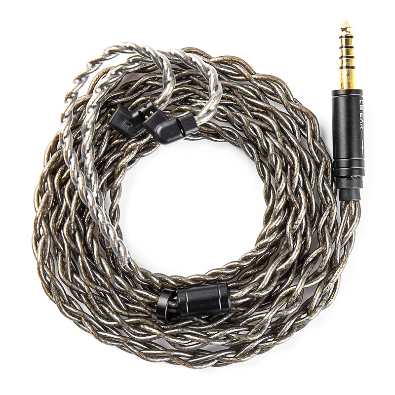 【KBEAR DarkJade——Clearacne】 4 Strands 252 Cores Silver-plated OFC HIFI Upgrade Cable