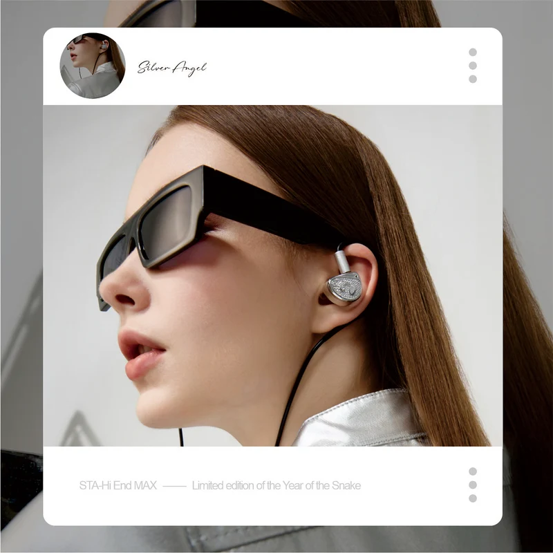 【EarAcoustic Audio STA-Hi End MAX】10mm Dual Magnetic DLC Diaphragm+6mm Composite Diaphragm DD IEM Headphones