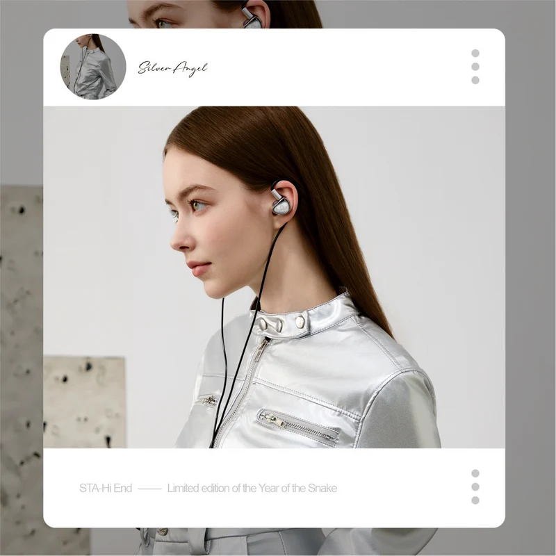【EarAcoustic Audio STA-Hi End】10mm Dual Magnetic Beryllium-Plated Diaphragm+6mm Composite Diaphragm DD IEM Headphones