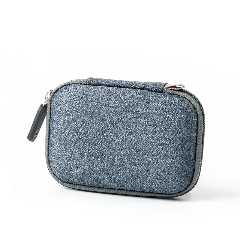 【KBEAR Earphone Case Gunny Bag】 Fabric Material, Internal Mesh Pocket, Rope Loop, Zipper Design, Anti-Squeeze