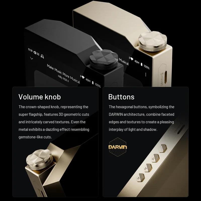 HiBy RS8 II Ultra Hi-End Android Digital Audio Player