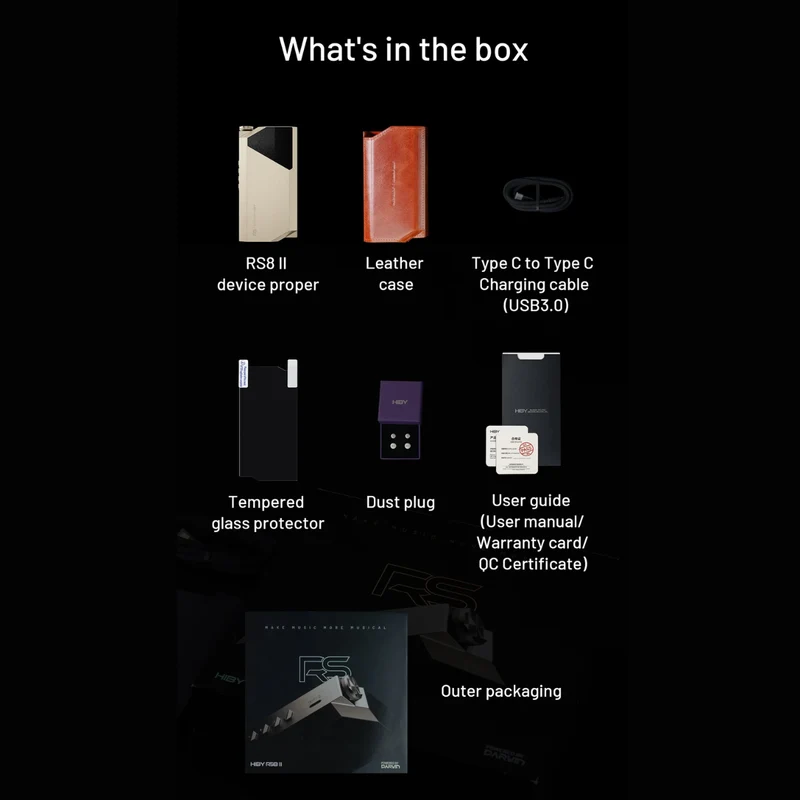 HiBy RS8 II Ultra Hi-End Android Digital Audio Player