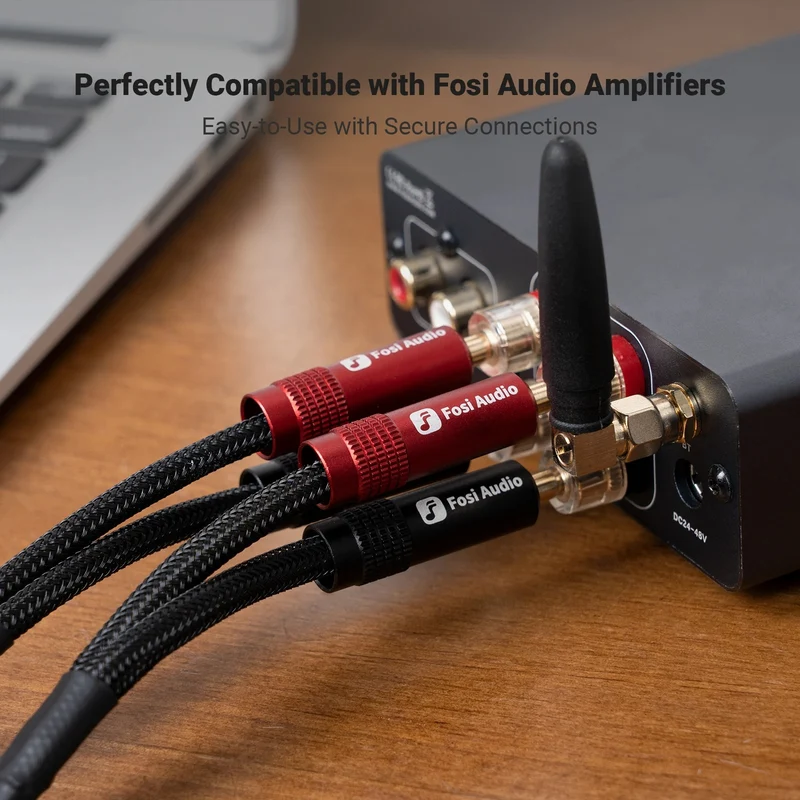 Fosi Audio Speaker Banana Plugs - 2 Pairs