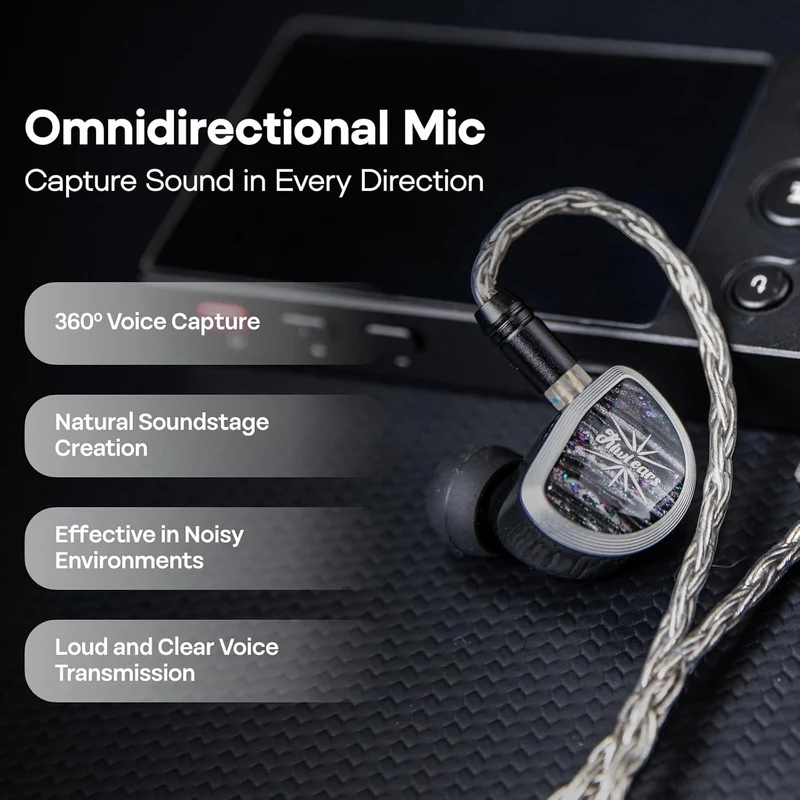 TRIPOWIN Zonie Upgrade Cable With Microphone For IEMS