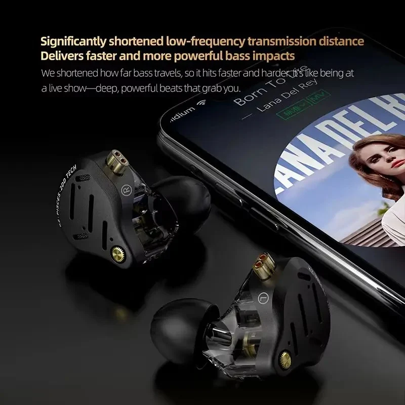 KZ Pisces 2DD IEM With Mic