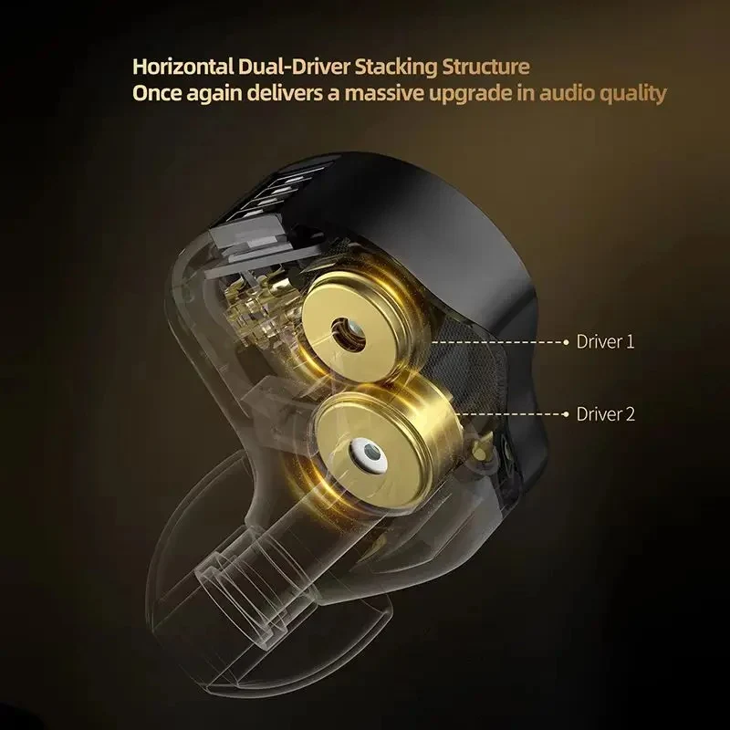 KZ Pisces 2DD IEM With Mic