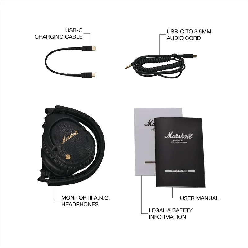 Marshall MONITOR III ANC Over-Ear Wireless Headphone